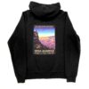 Black Fonts Point Hoodie