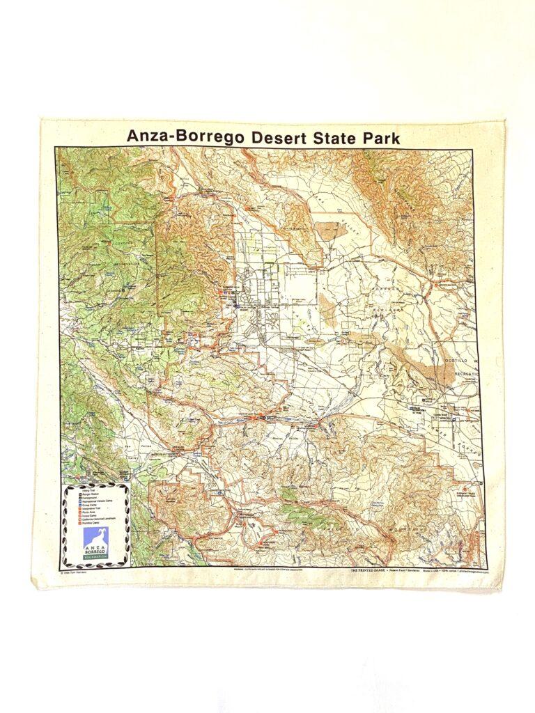 Anza-Borrego Map Bandana