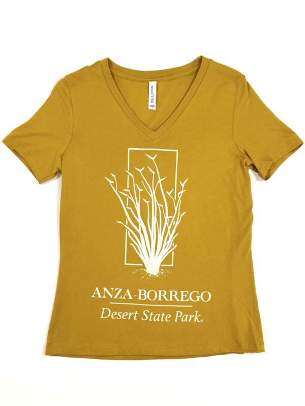 Women's Boxed Ocotillo Tee - Mustard