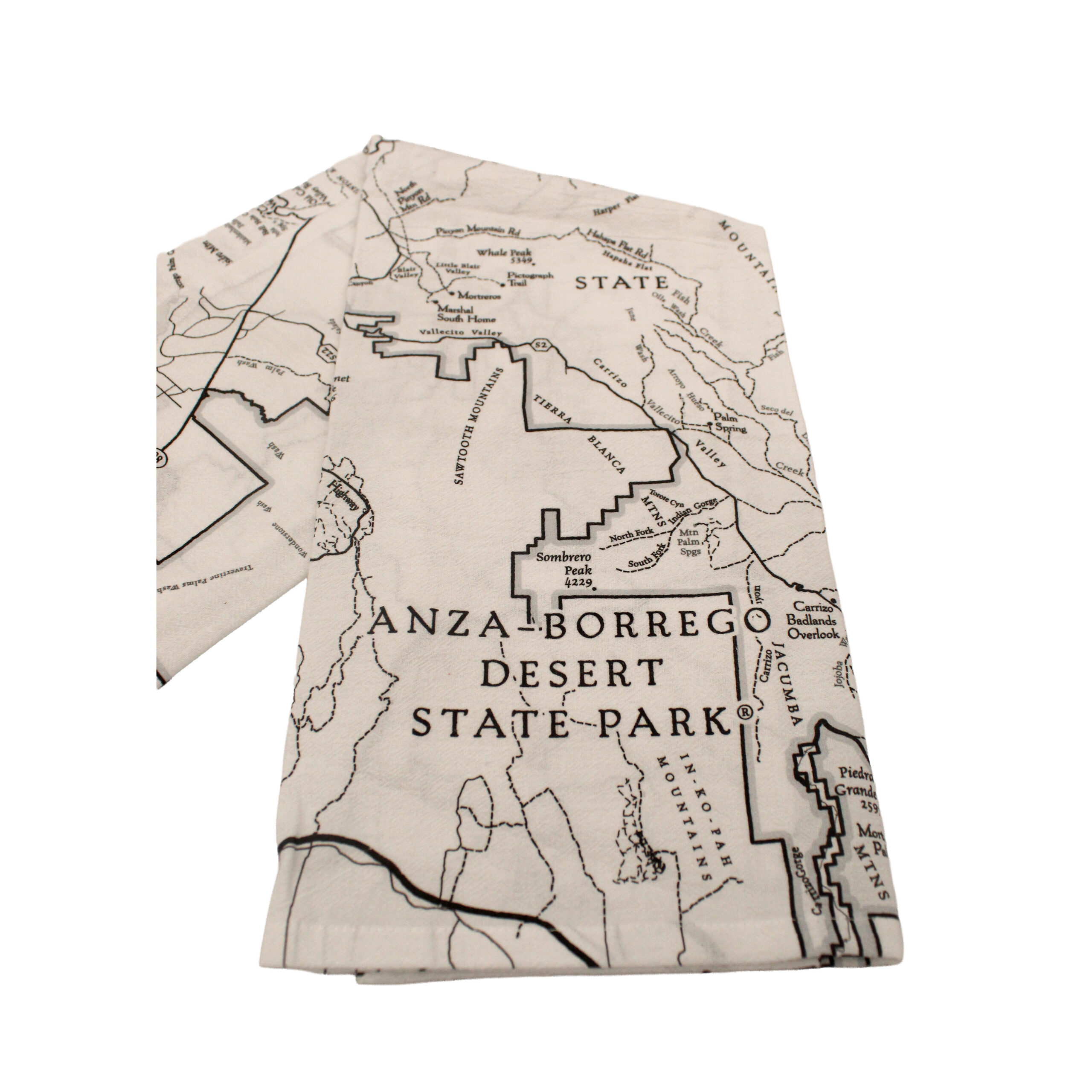 Vintage Map Tea Towel
