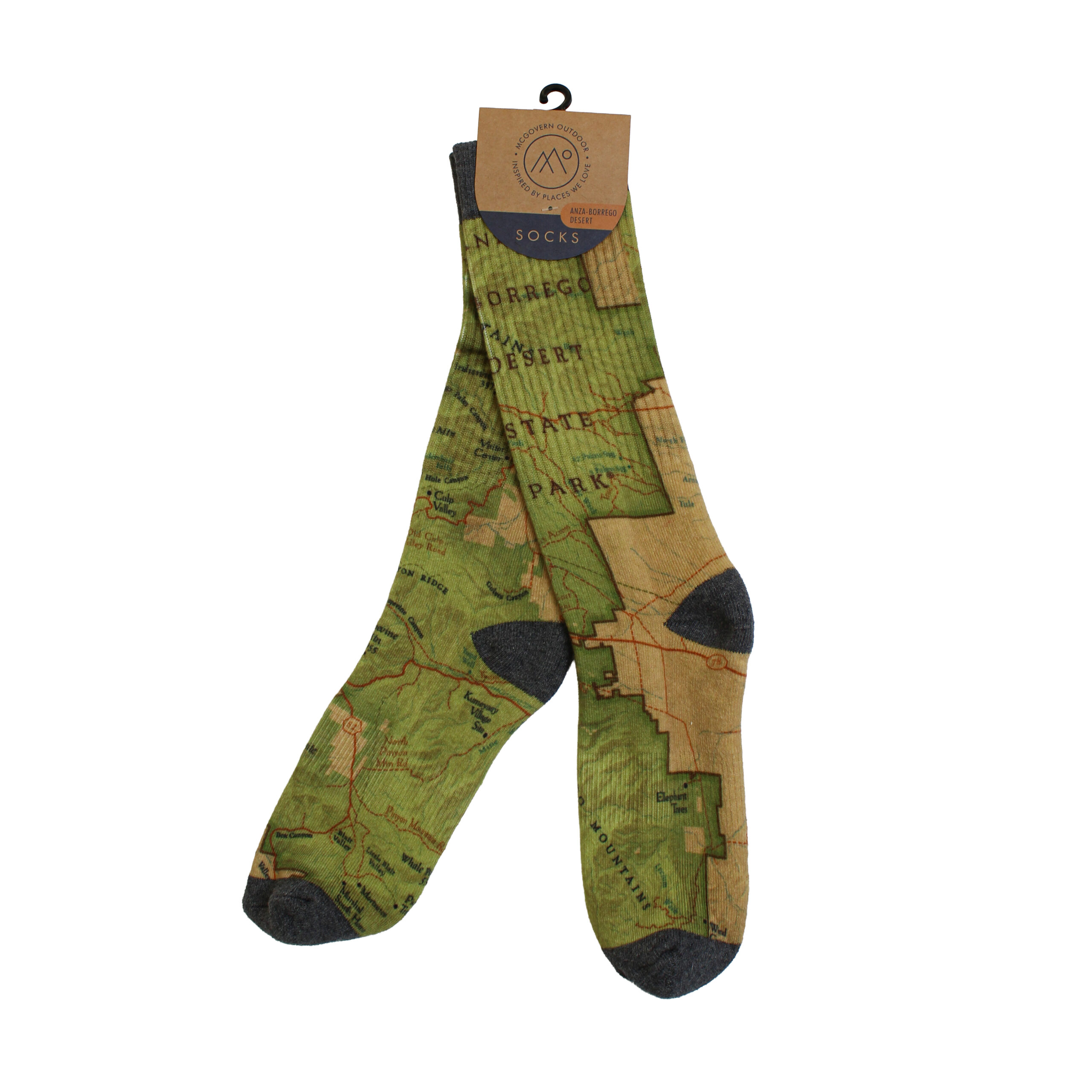 Vintage Map Socks